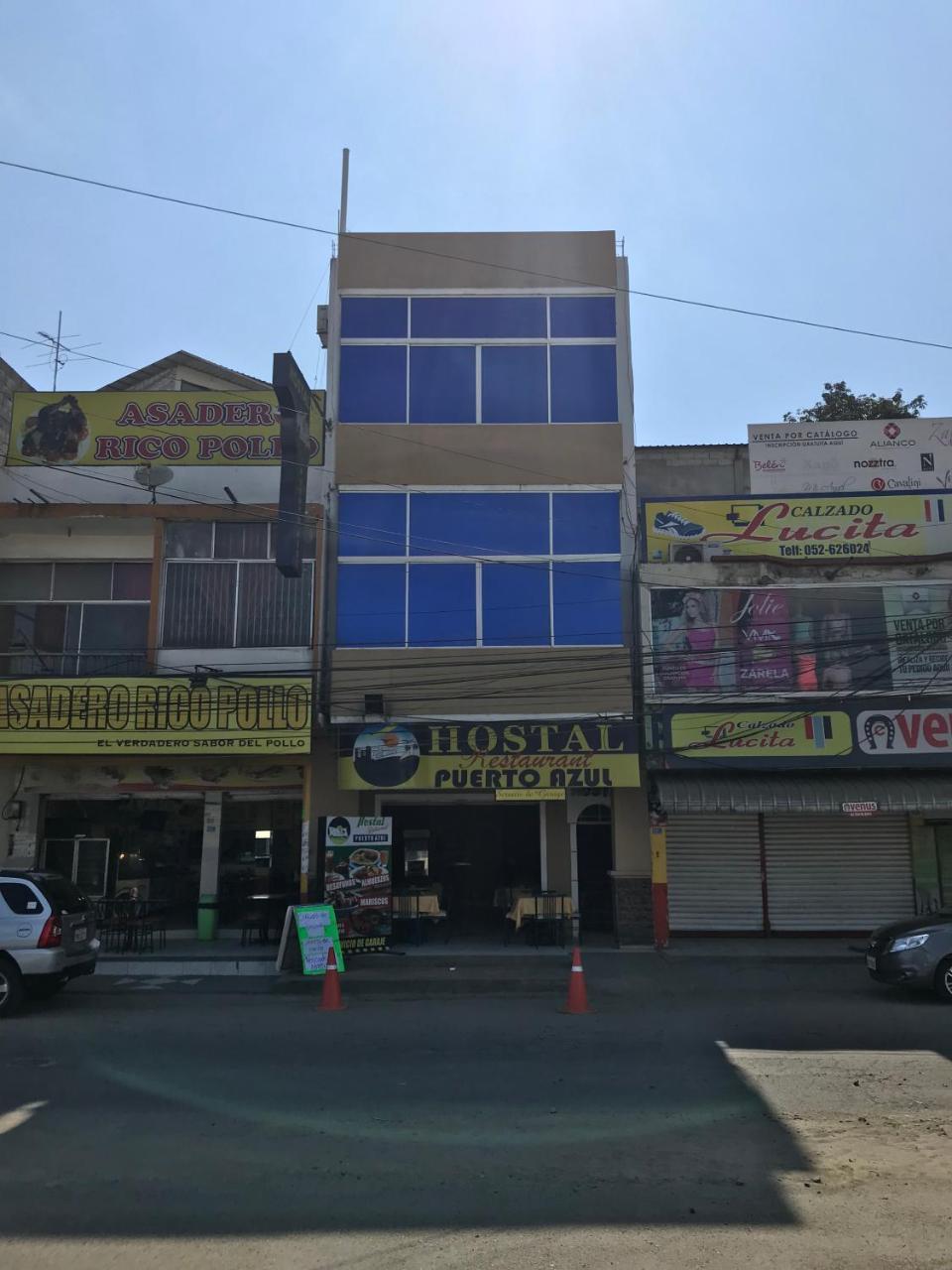 Hostal Puerto Azul マンタ エクステリア 写真