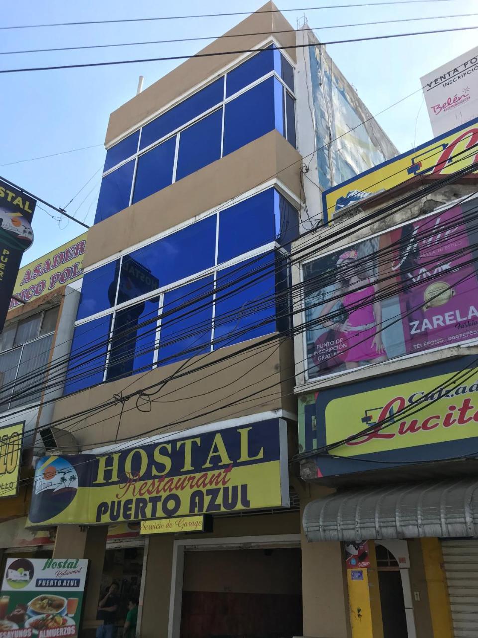 Hostal Puerto Azul マンタ エクステリア 写真
